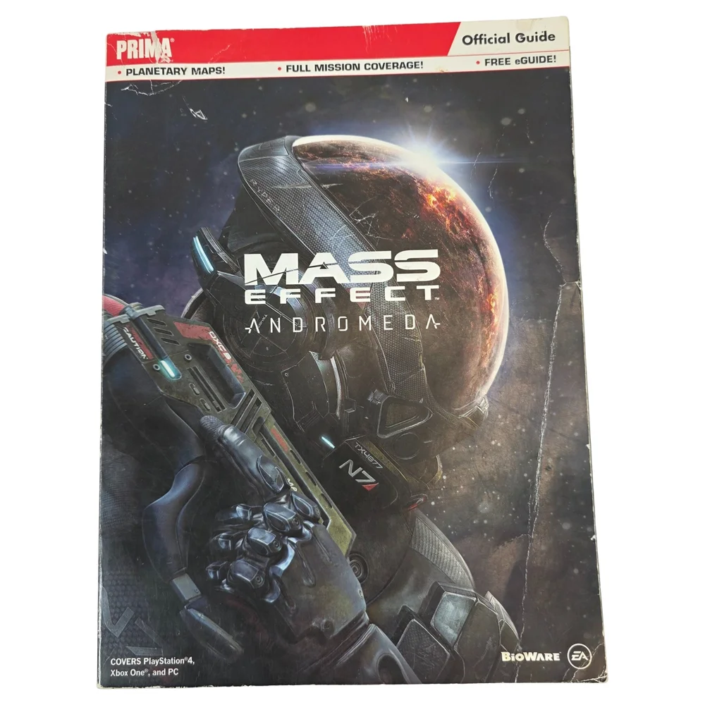 PS4 Strategy Guide Lot Far Cry 5 Hardcover Mass Effect Andromeda